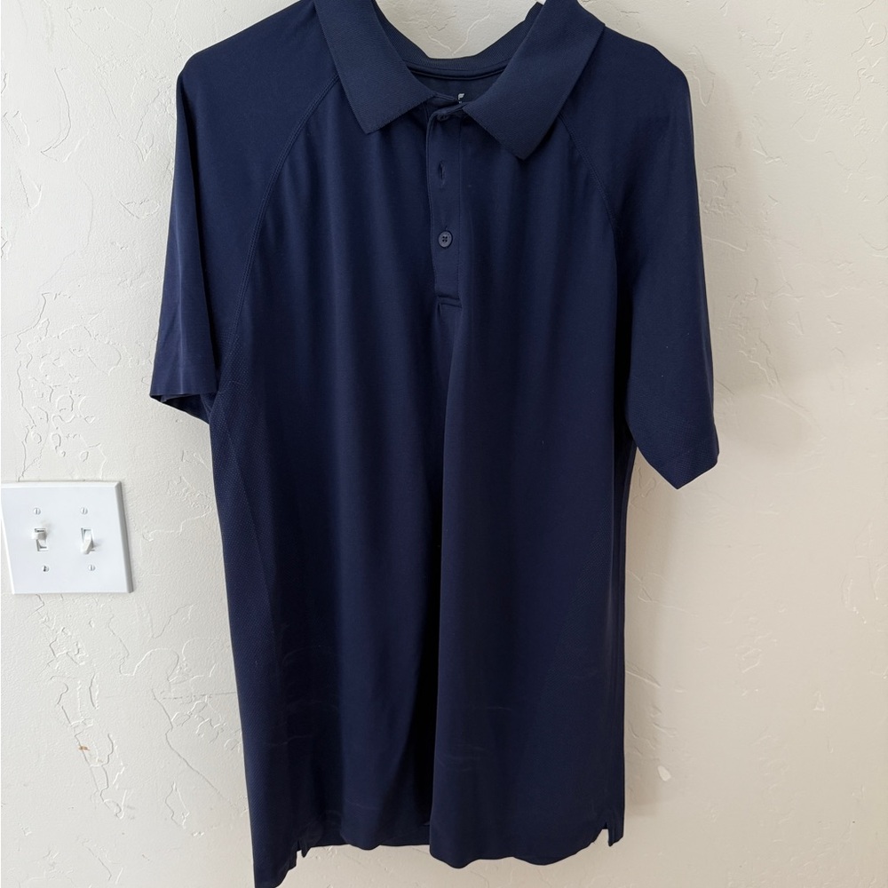 Fabletics Men's Navy Polo Shirt